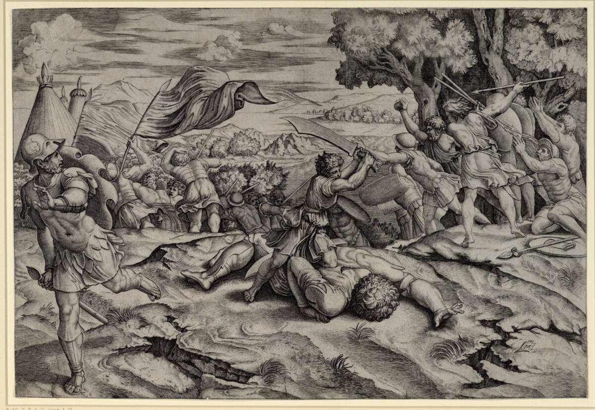 David und Goliath, Raphael