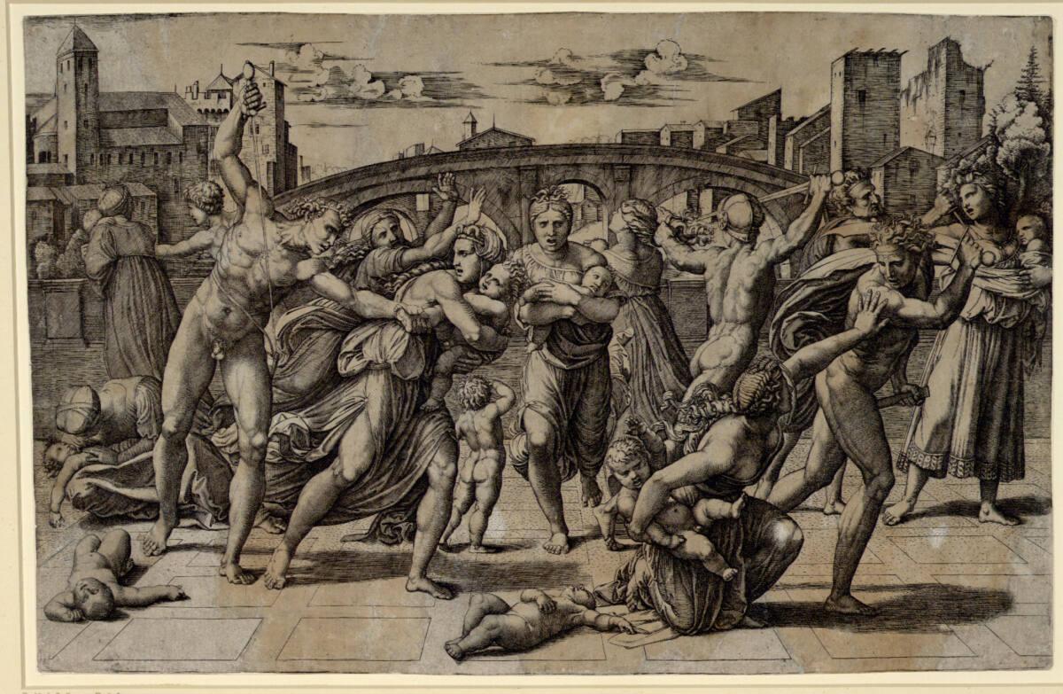 Marcantonio Raimondi, Der bethlehemitische Kindermord, Inv. Nr.: DG1970/269