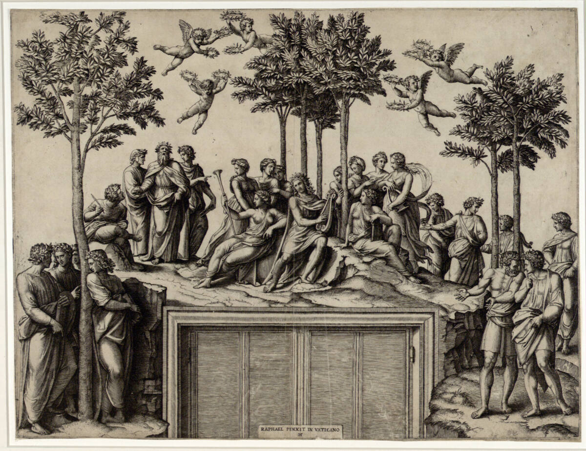 Der Parnass, Raphael