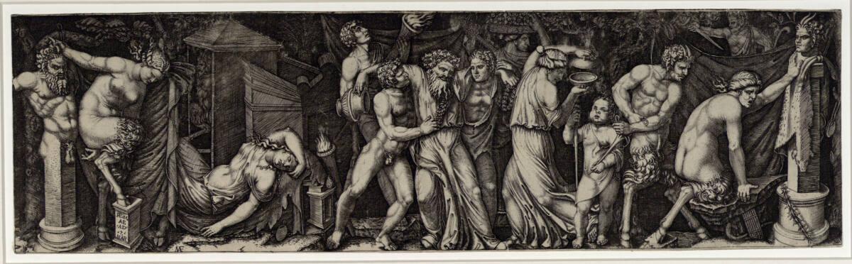 Marcantonio Raimondi, Bacchanal, Inv. Nr.: DG1970/435