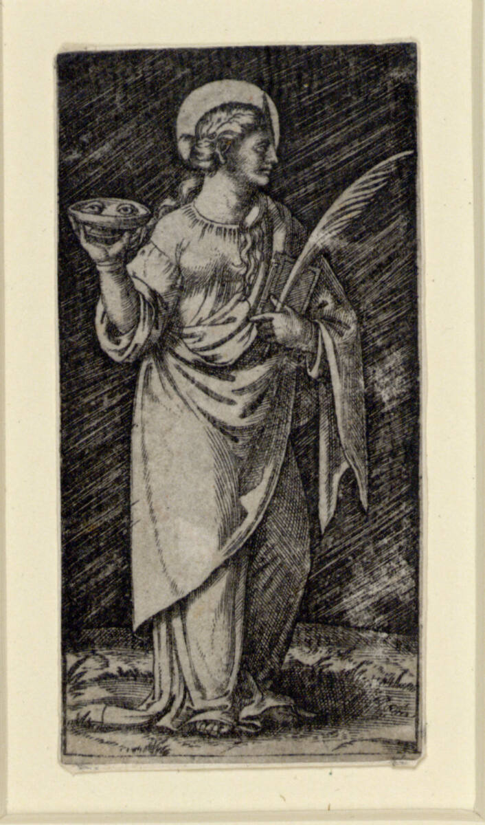 Heilige Lucia, Marcantonio Raimondi
