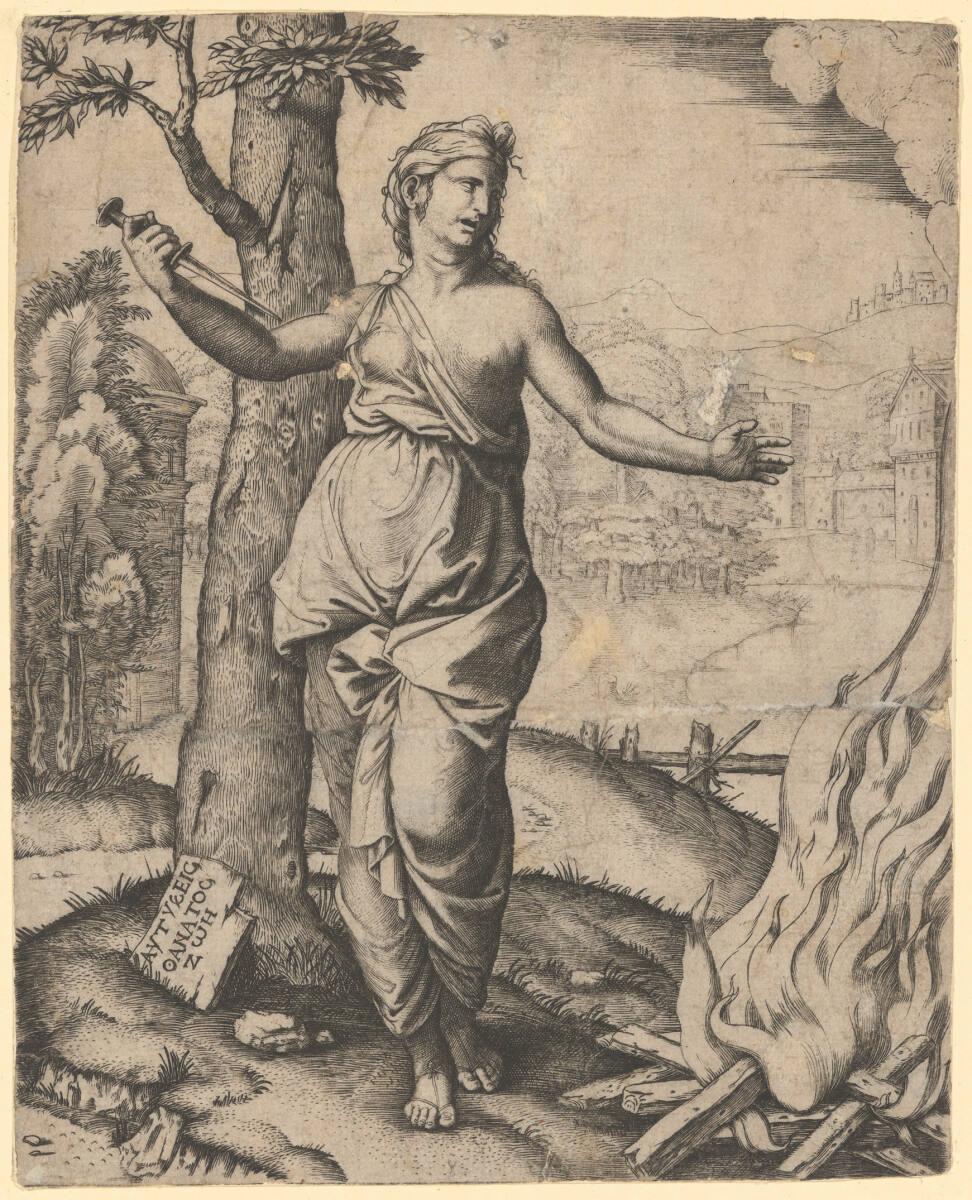 Marcantonio Raimondi, Dido, Inv. Nr.: DG1970/407
