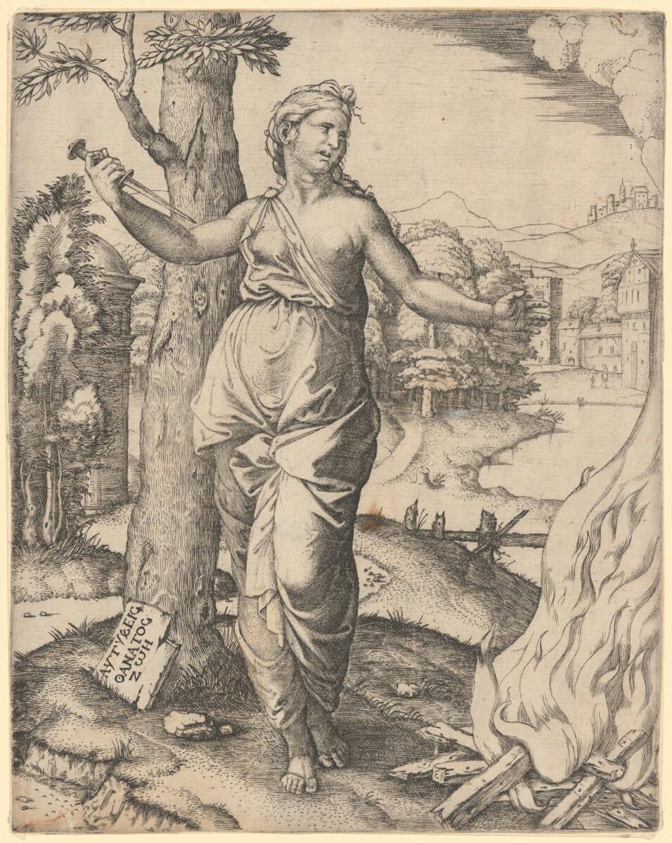 Marcantonio Raimondi, Dido, Inv. Nr.: DG1970/408