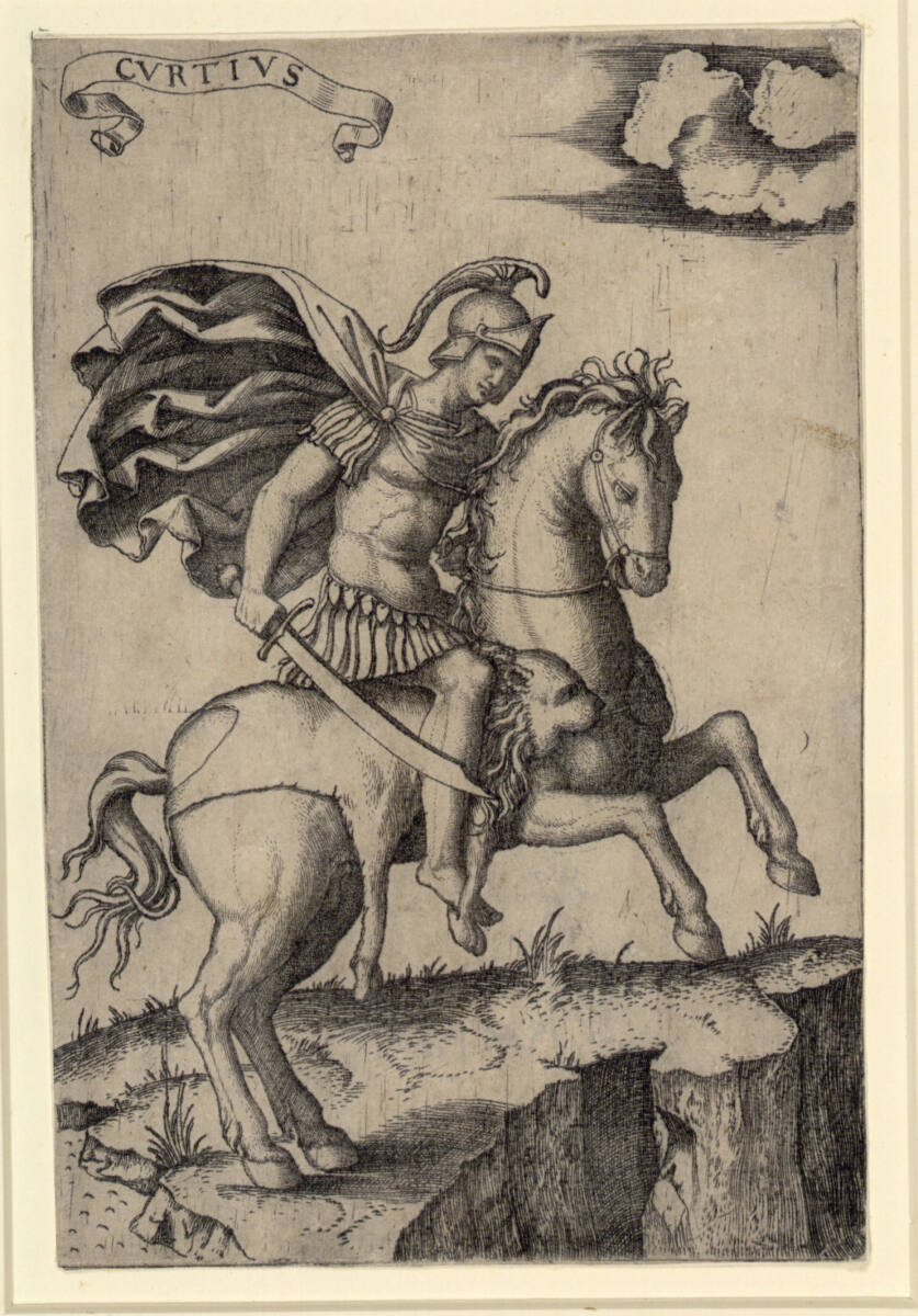 Marcus Curtius, Marcantonio Raimondi