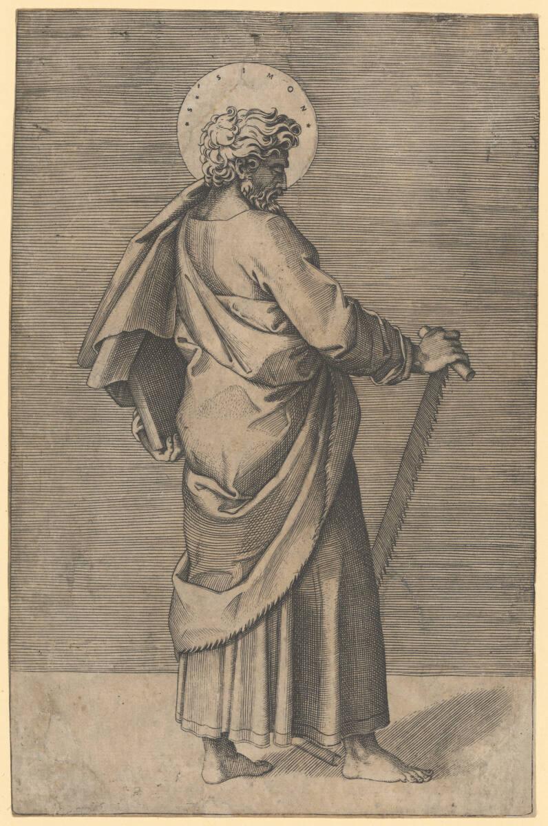 Marcantonio Raimondi, Simon, Inv. Nr.: DG1970/313