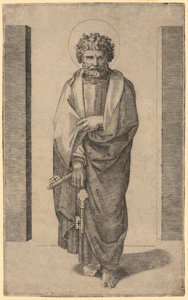 Marcantonio Raimondi, Petrus, Inv. Nr.: DG1970/318