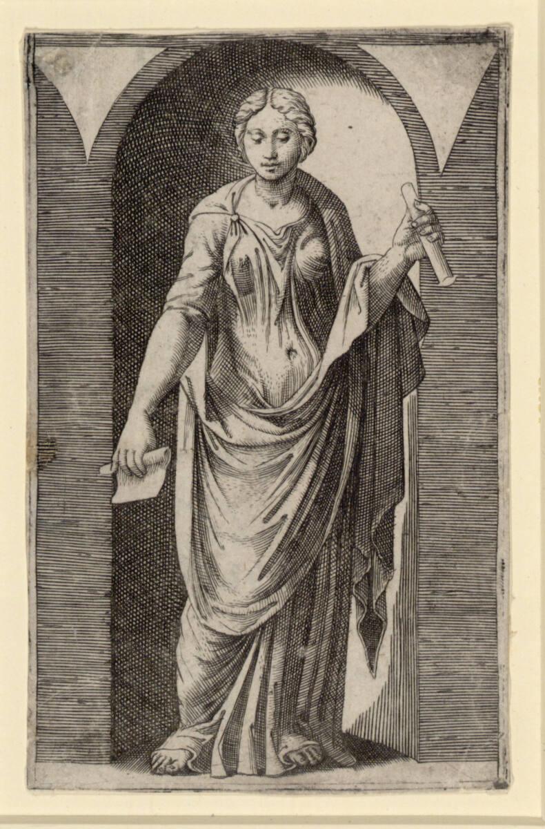 Marcantonio Raimondi, Muse, Inv. Nr.: DG1970/448