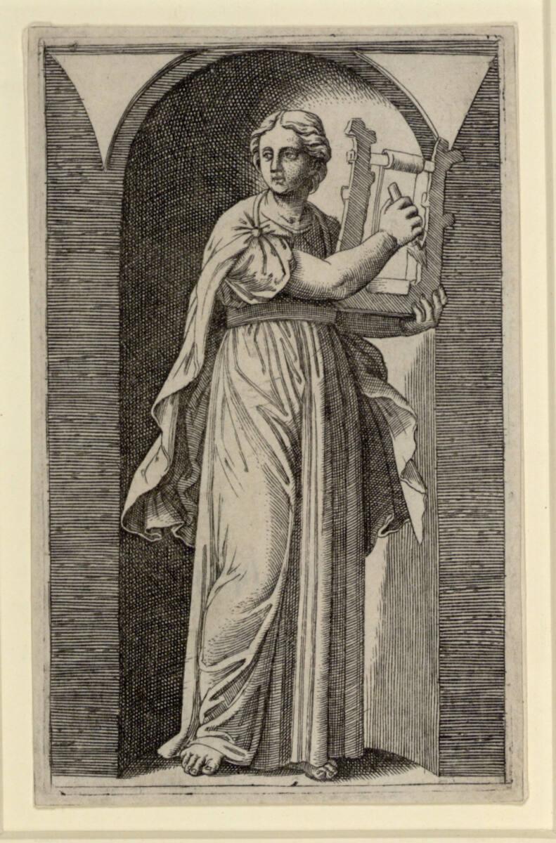 Marcantonio Raimondi, Muse, Inv. Nr.: DG1970/451