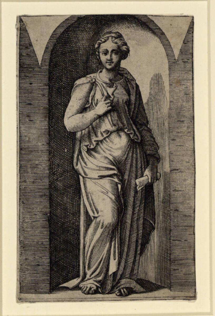 Marcantonio Raimondi, Muse, Inv. Nr.: DG1970/455