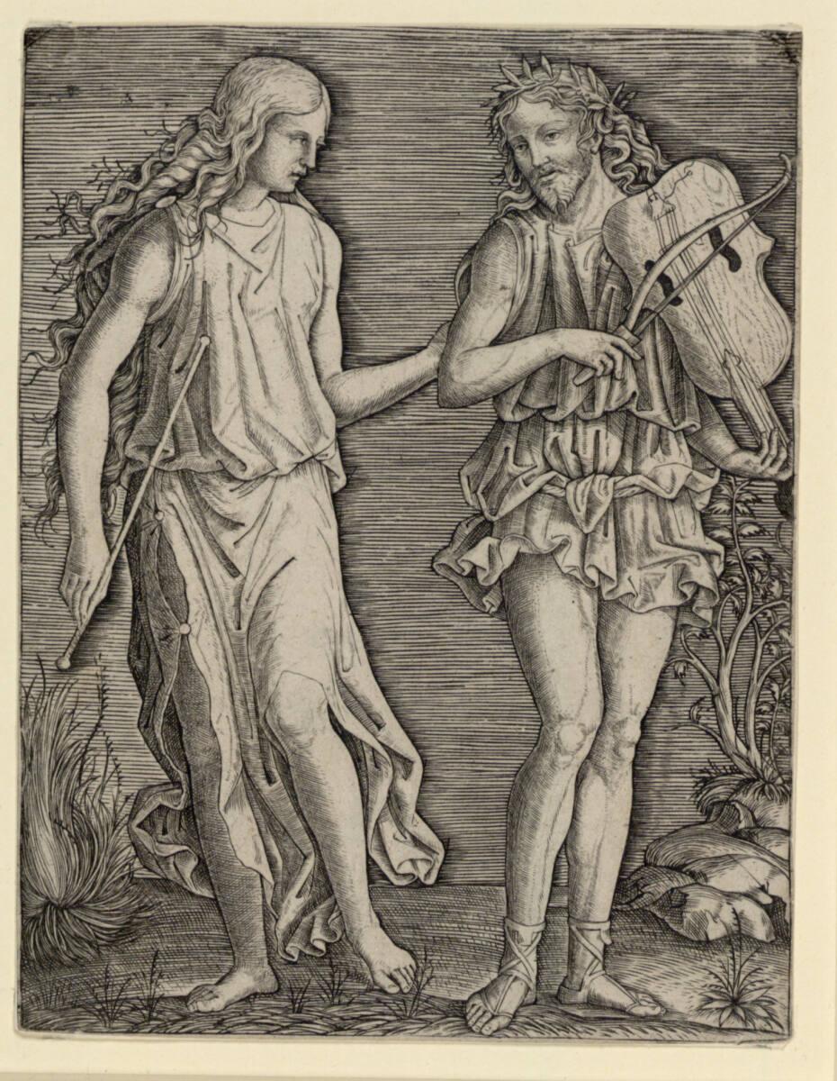 Marcantonio Raimondi, Orpheus und Eurydike, Inv. Nr.: DG1970/470