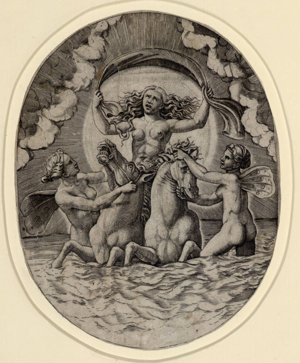 Aurora entsteigt dem Meer, Marcantonio Raimondi