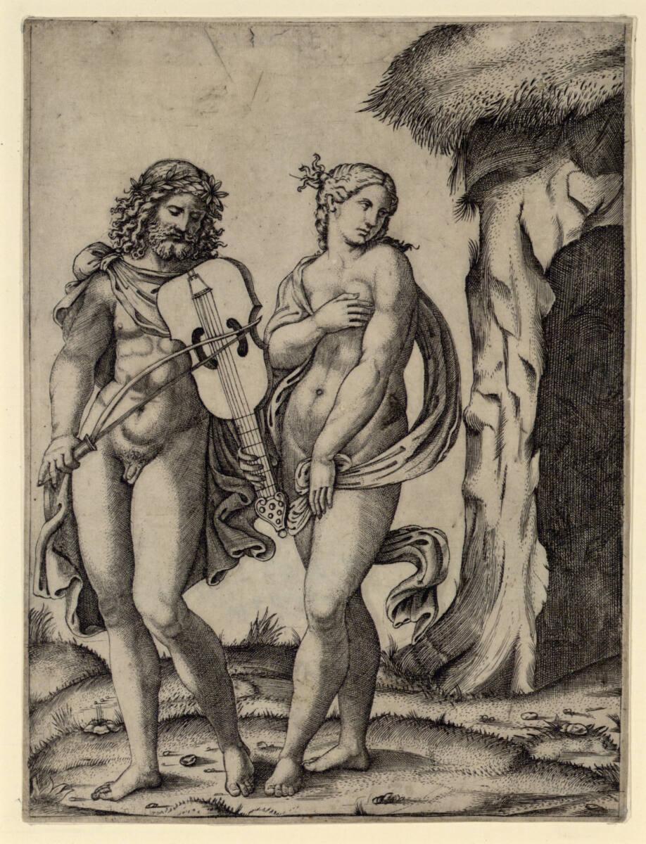 Marcantonio Raimondi, Orpheus und Eurydike, Inv. Nr.: DG1971/319