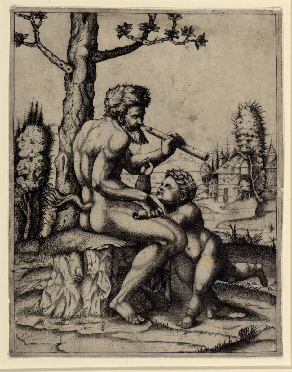 Faun mit Kind, Raphael