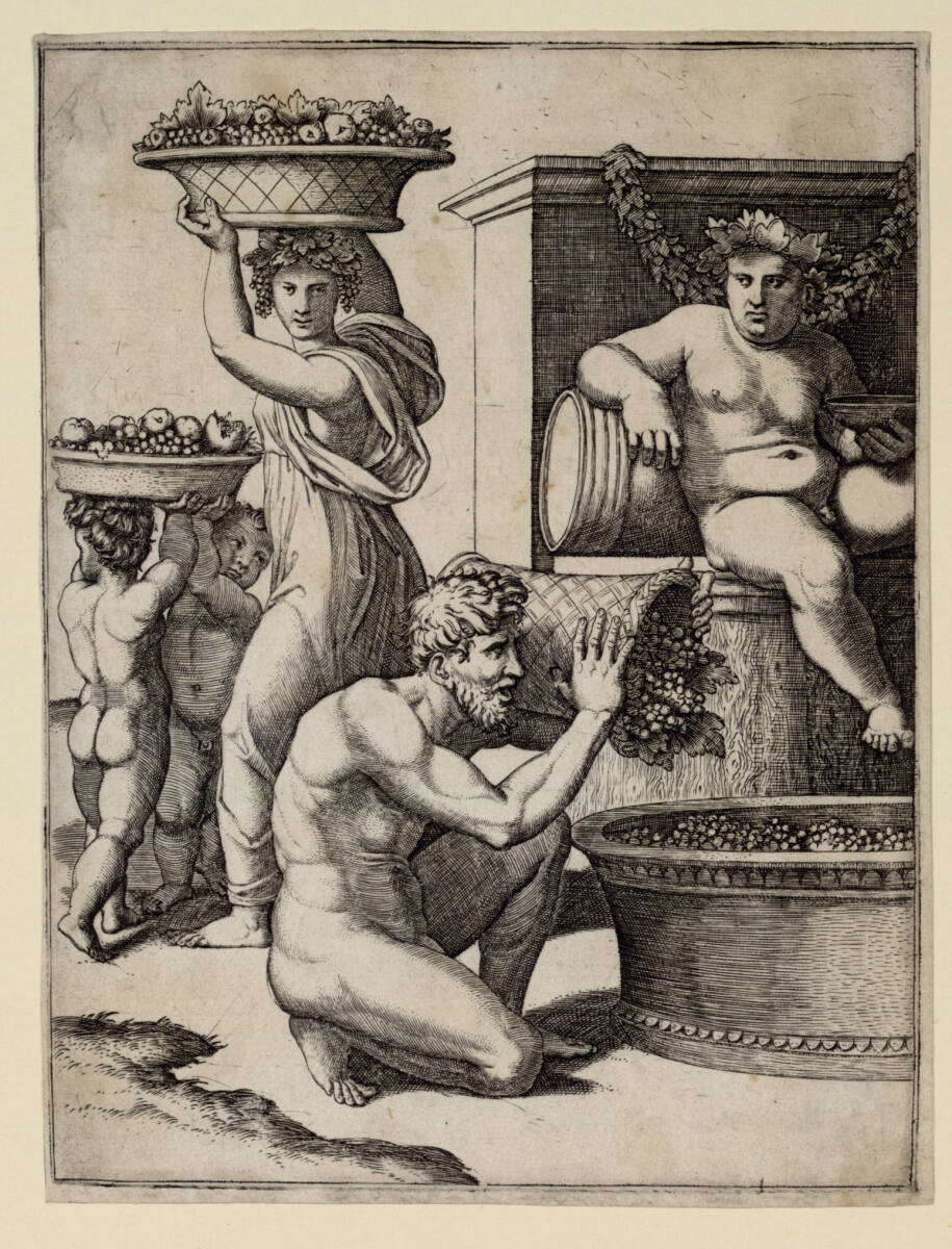 Die Traubenlese, Raphael