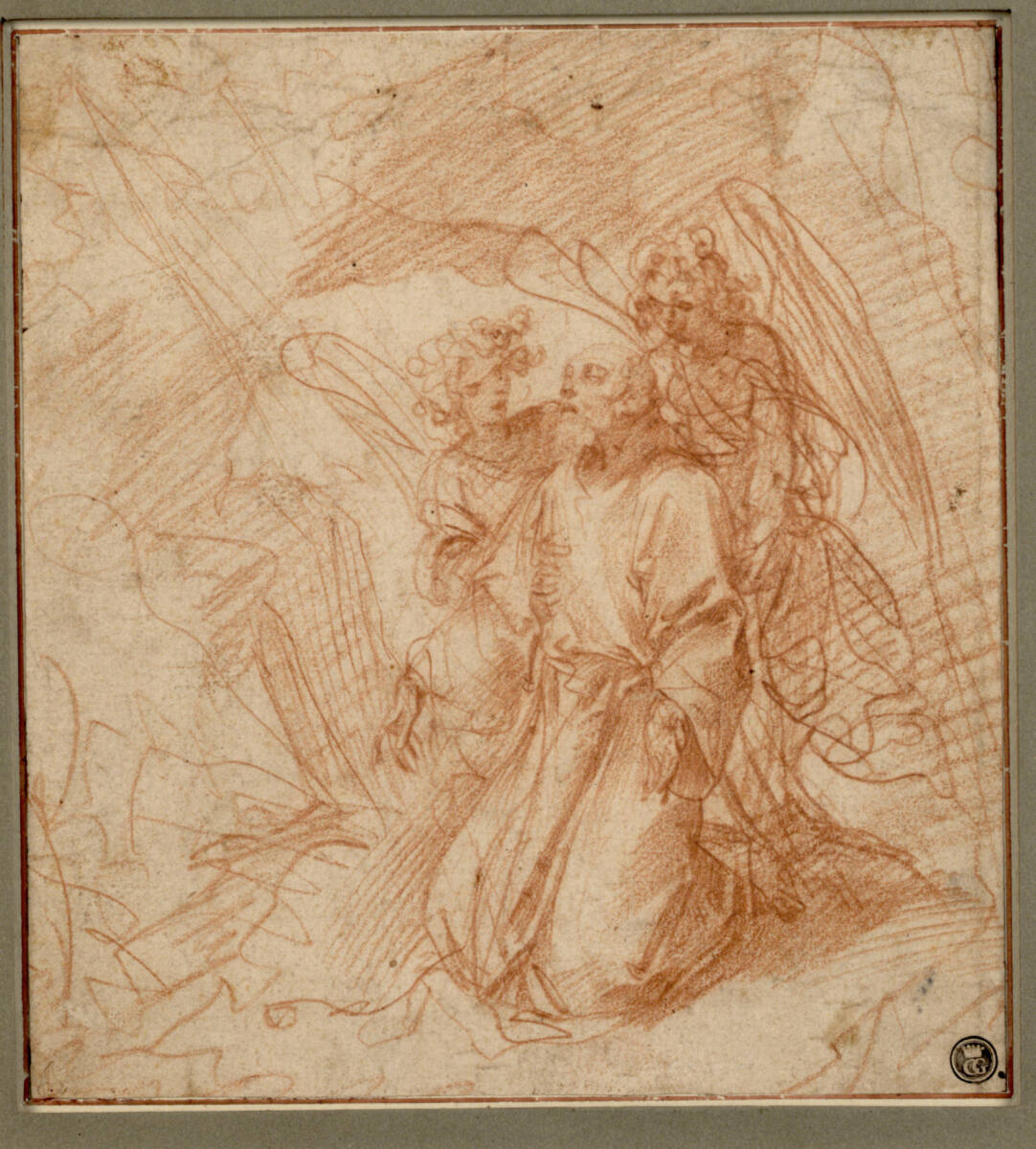 Der heilige Franziskus empfängt die Stigmata, Giuseppe Cesari