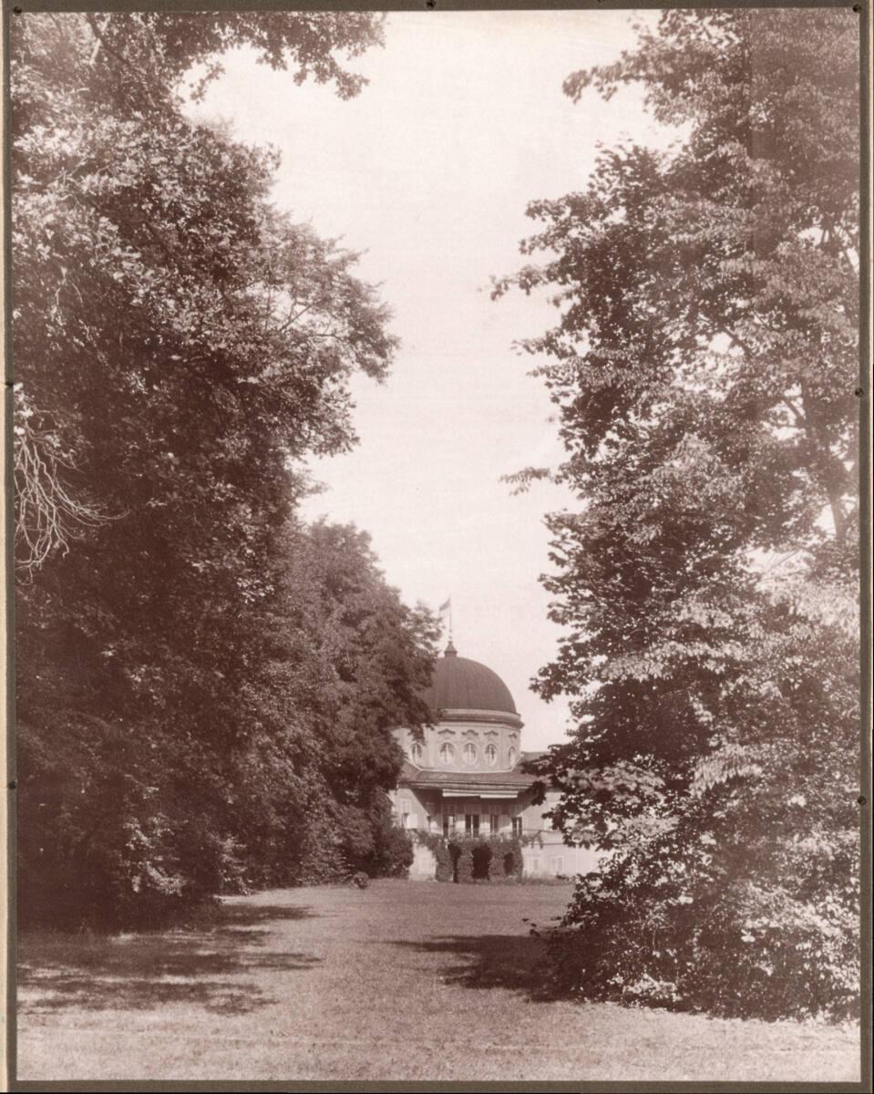 Heinrich (Jindrich) Eckert, Gartenfront von Schloss Veltrusy (deutsch Weltrus) im tschechischen…