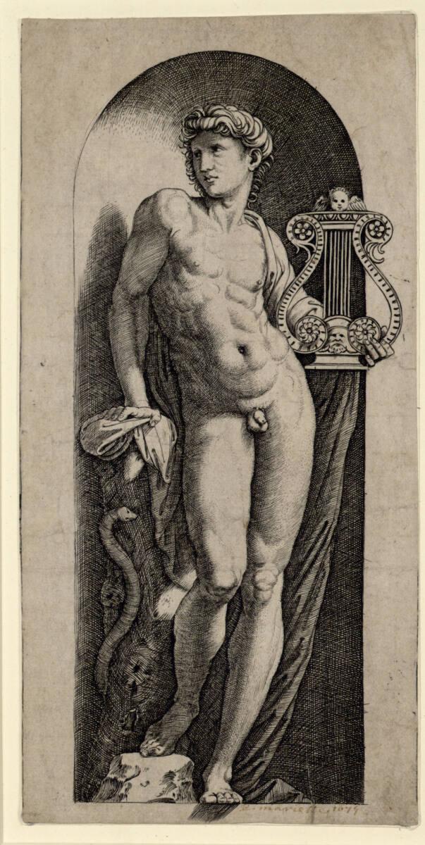 (?)Marcantonio Raimondi, Apollo, Inv. Nr.: DG1971/345