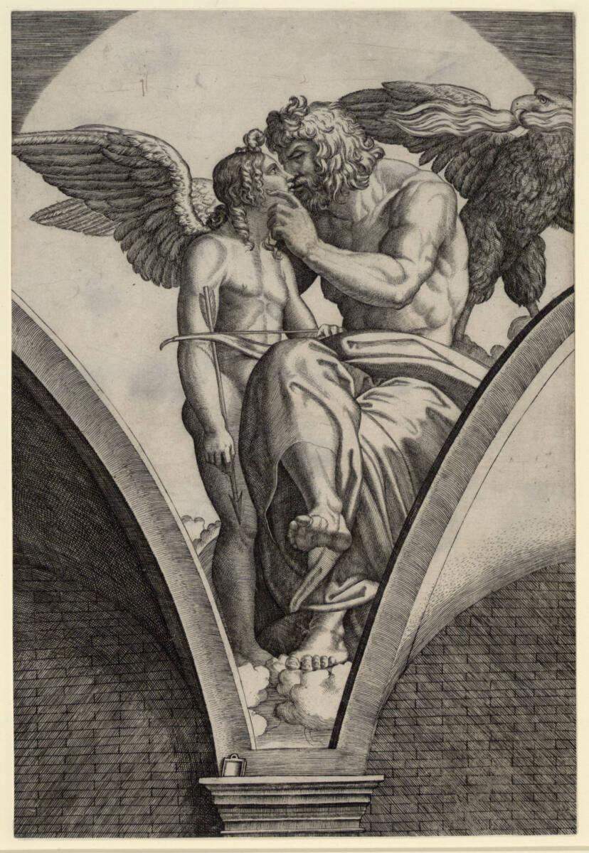 Marcantonio Raimondi, Jupiter und Amor, Inv. Nr.: DG1971/352