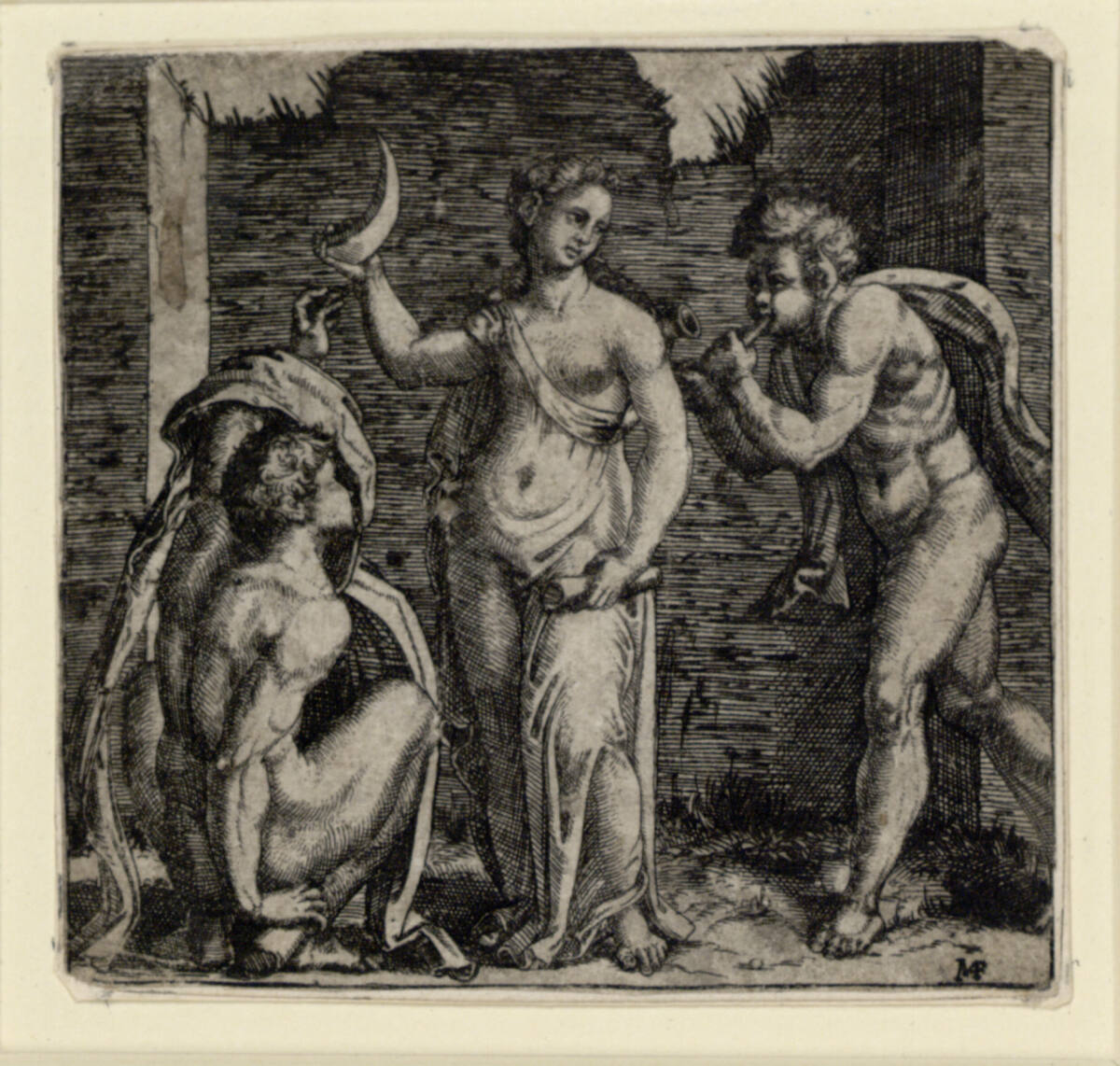Frau mit Mondsichel, Francesco Francia
