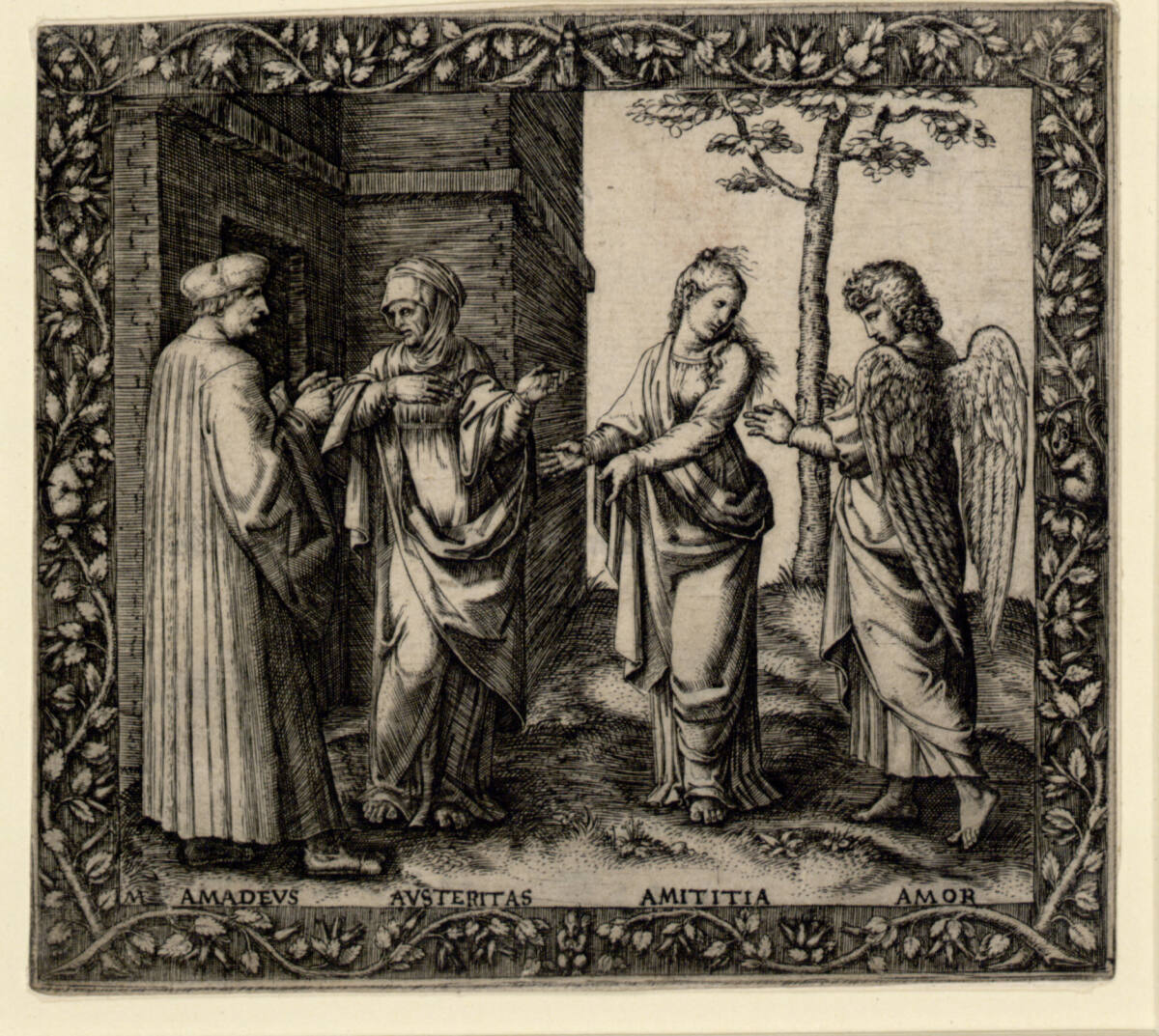 Amadeus, Austeritas, Amititia und Amor, Francesco Francia