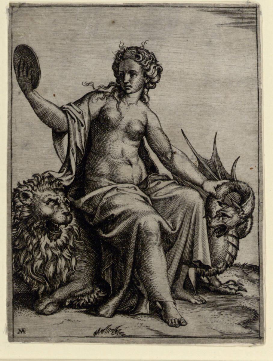 Marcantonio Raimondi, Prudentia, Inv. Nr.: DG1971/378