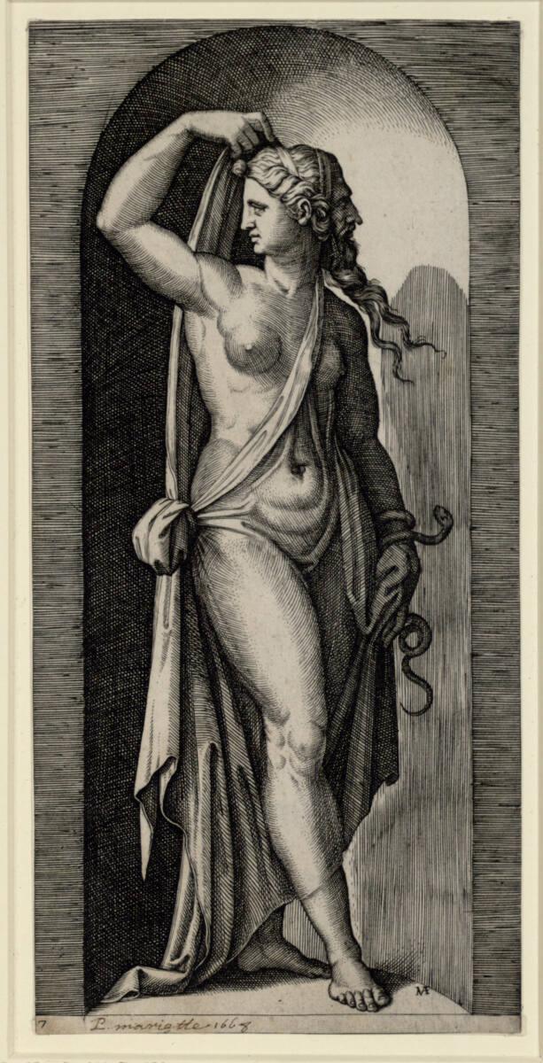 Marcantonio Raimondi, Prudentia, Inv. Nr.: DG1971/399