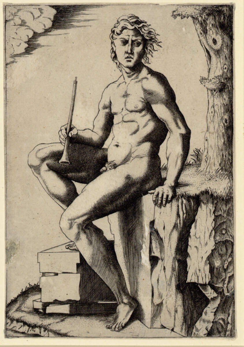 Mann mit Flöte, Baccio Bandinelli
