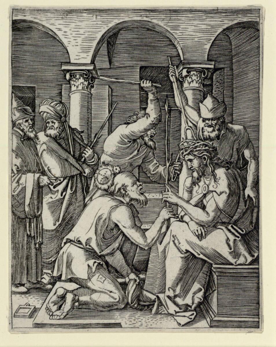 Marcantonio Raimondi, Dornenkrönung, Inv. Nr.: DG1971/480