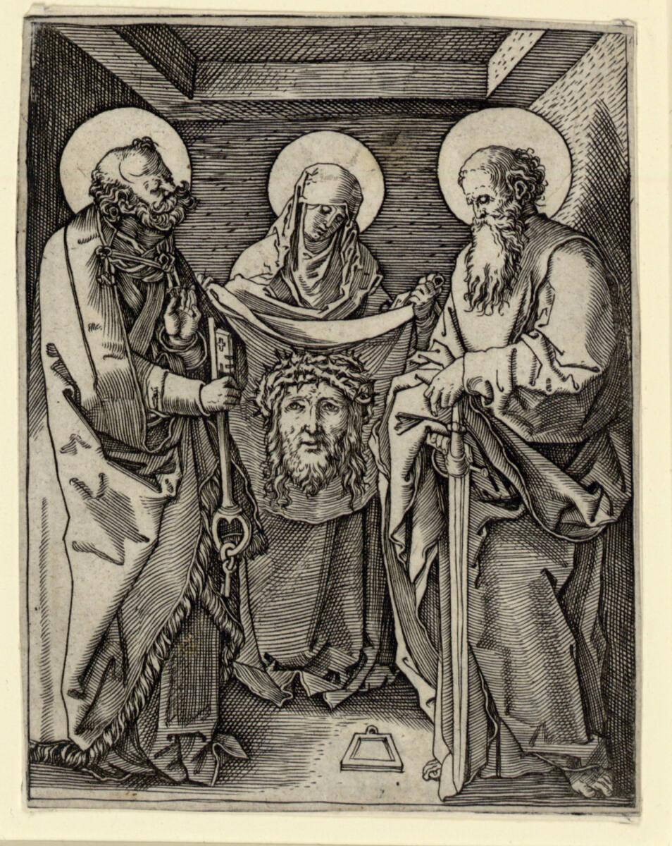 Marcantonio Raimondi, Schweißtuch, Inv. Nr.: DG1971/484
