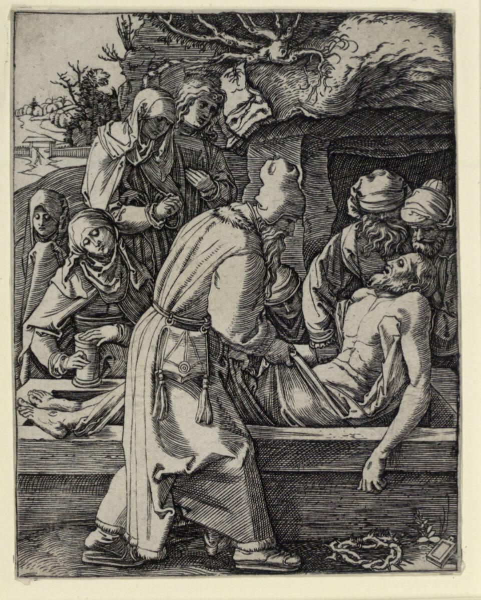 Marcantonio Raimondi, Grablegung, Inv. Nr.: DG1971/490