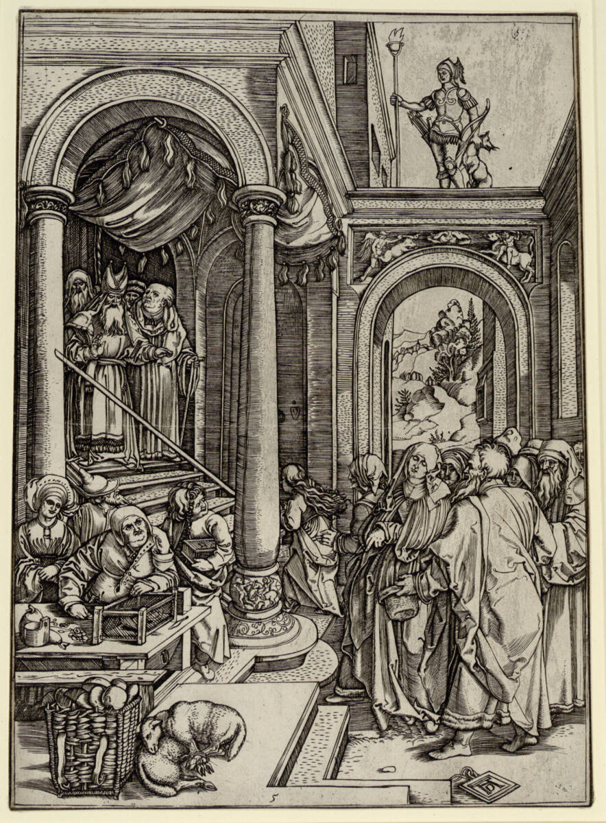 Tempelgang Mariä, Albrecht Dürer