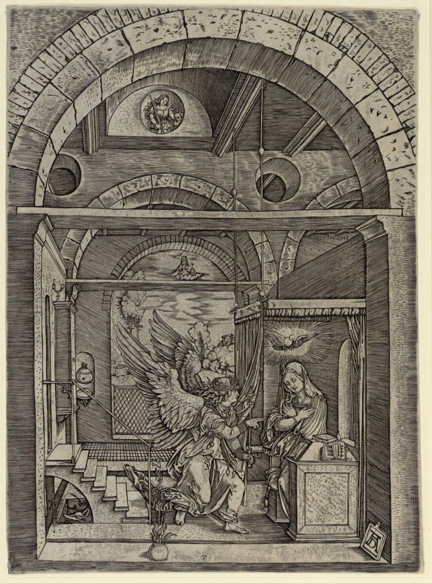 Marcantonio Raimondi, Die Verkündigung, Inv. Nr.: DG1971/505