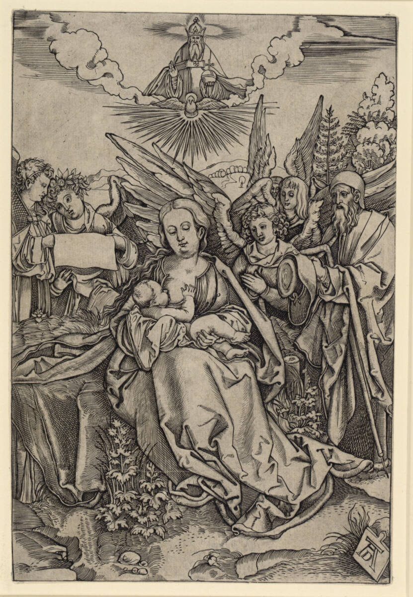 Madonna mit Engeln, Albrecht Dürer