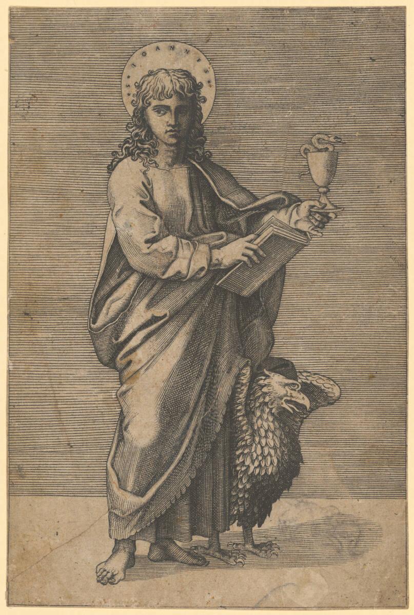 Marcantonio Raimondi, Johannes, Inv. Nr.: DG1970/308