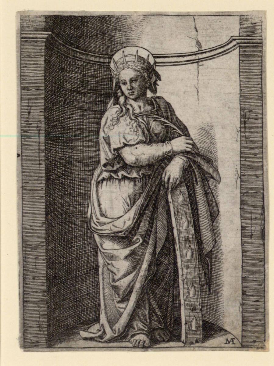 Marcantonio Raimondi, Heilige Katharina, Inv. Nr.: DG1970/332