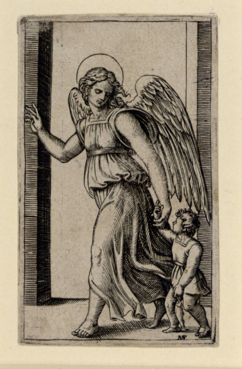 Schutzengel, Marcantonio Raimondi
