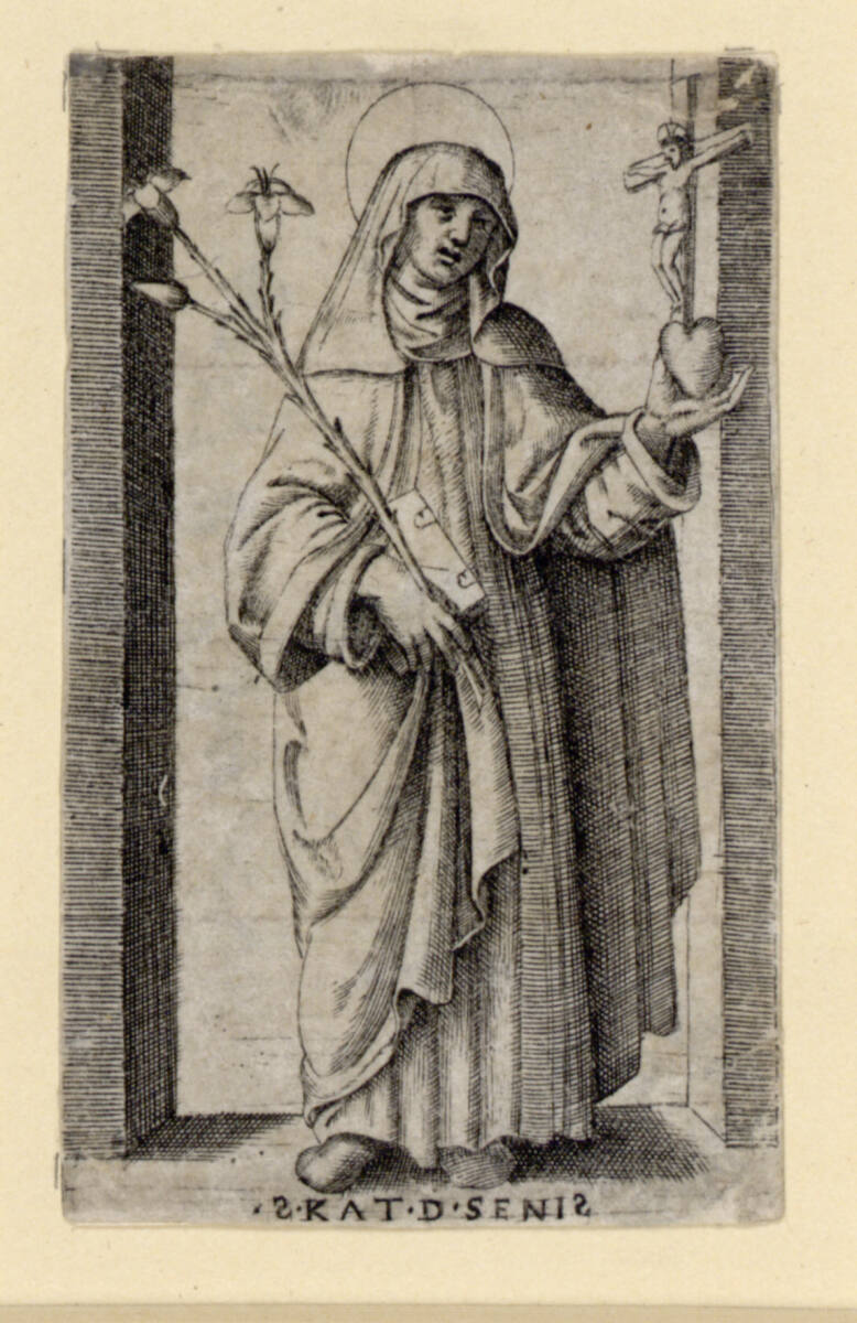 Heilige Katharina von Siena, Marcantonio Raimondi