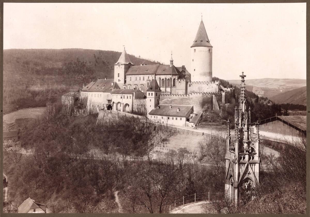 Heinrich (Jindrich) Eckert, Burg Pürglitz (Krivoklát) im tschechischen Kreis (Okres) Rakonitz (…