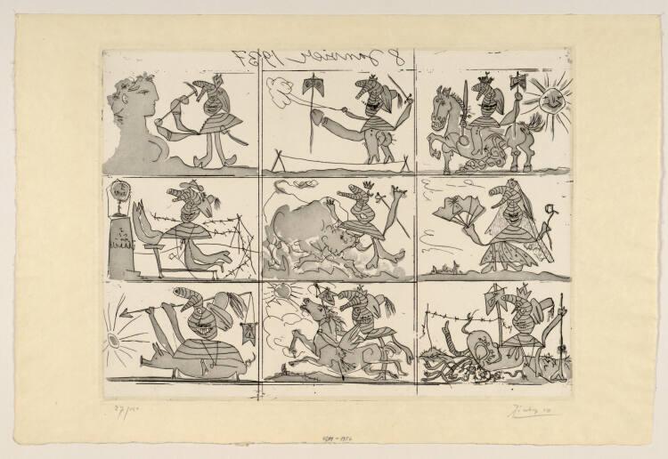 Pablo Picasso, Traum und Lüge Francos, Inv. Nr.: DG1956/45/1