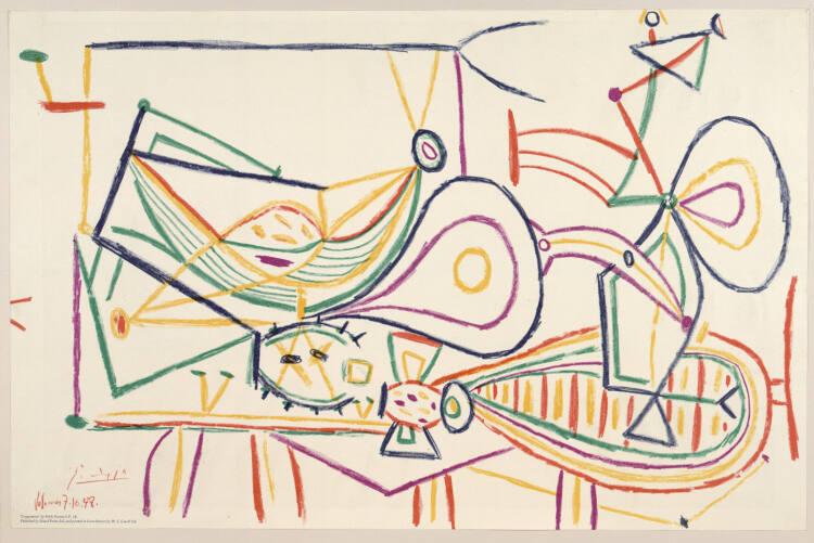 Pablo Picasso, Komposition, Inv. Nr.: DG1950/506