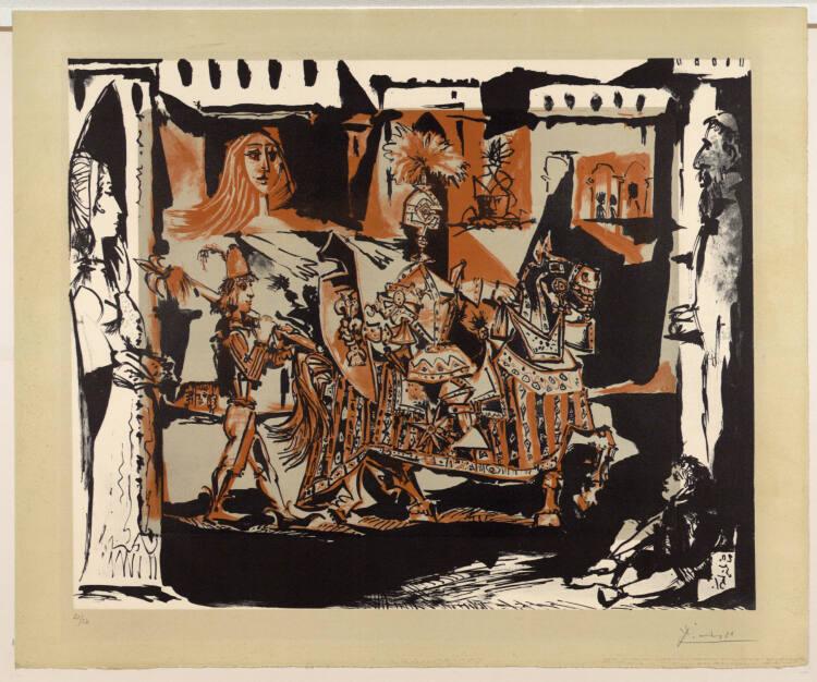 Pablo Picasso, Der Aufbruch, Inv. Nr.: DG1952/79