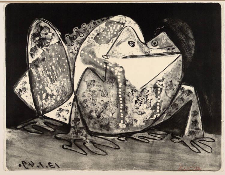 Pablo Picasso, Die Kröte, Inv. Nr.: DG1952/88