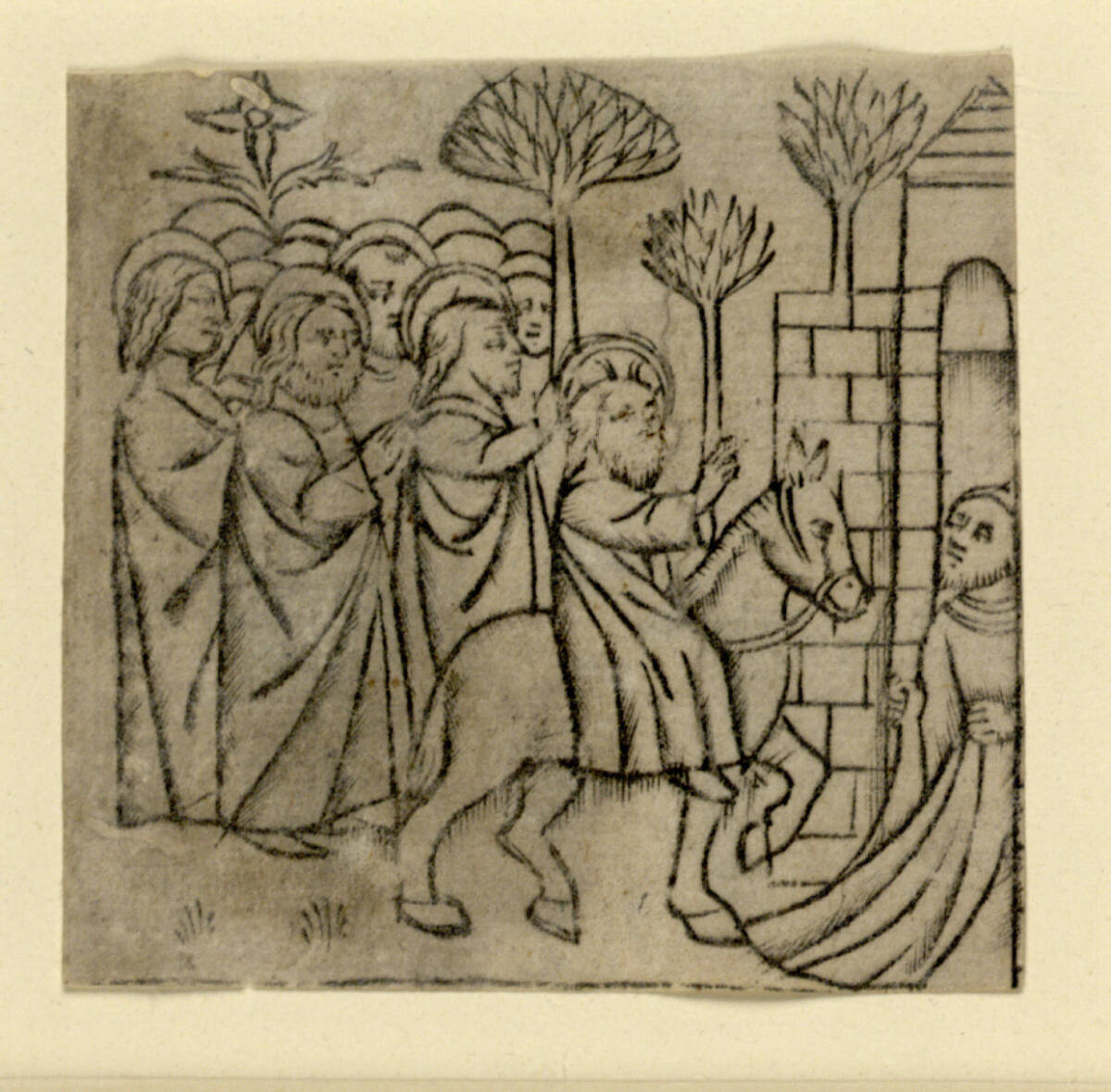 Der Einzug Christis in Jerusalem, MeisterderAuferstehungvon1461