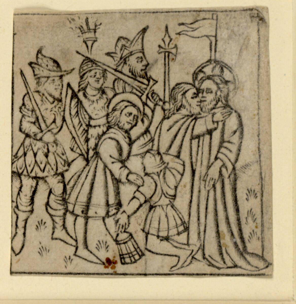 Meister der Auferstehung von 1461, Der Judaskuss, Inv. Nr.: DG1935/411