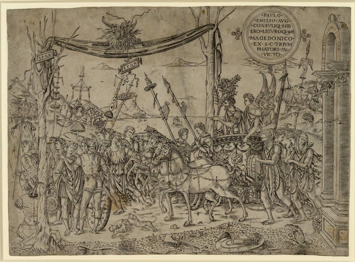 Florentinisch breite Manier 1490/1500, Der Triumph des Paulus, Inv. Nr.: DG1935/434