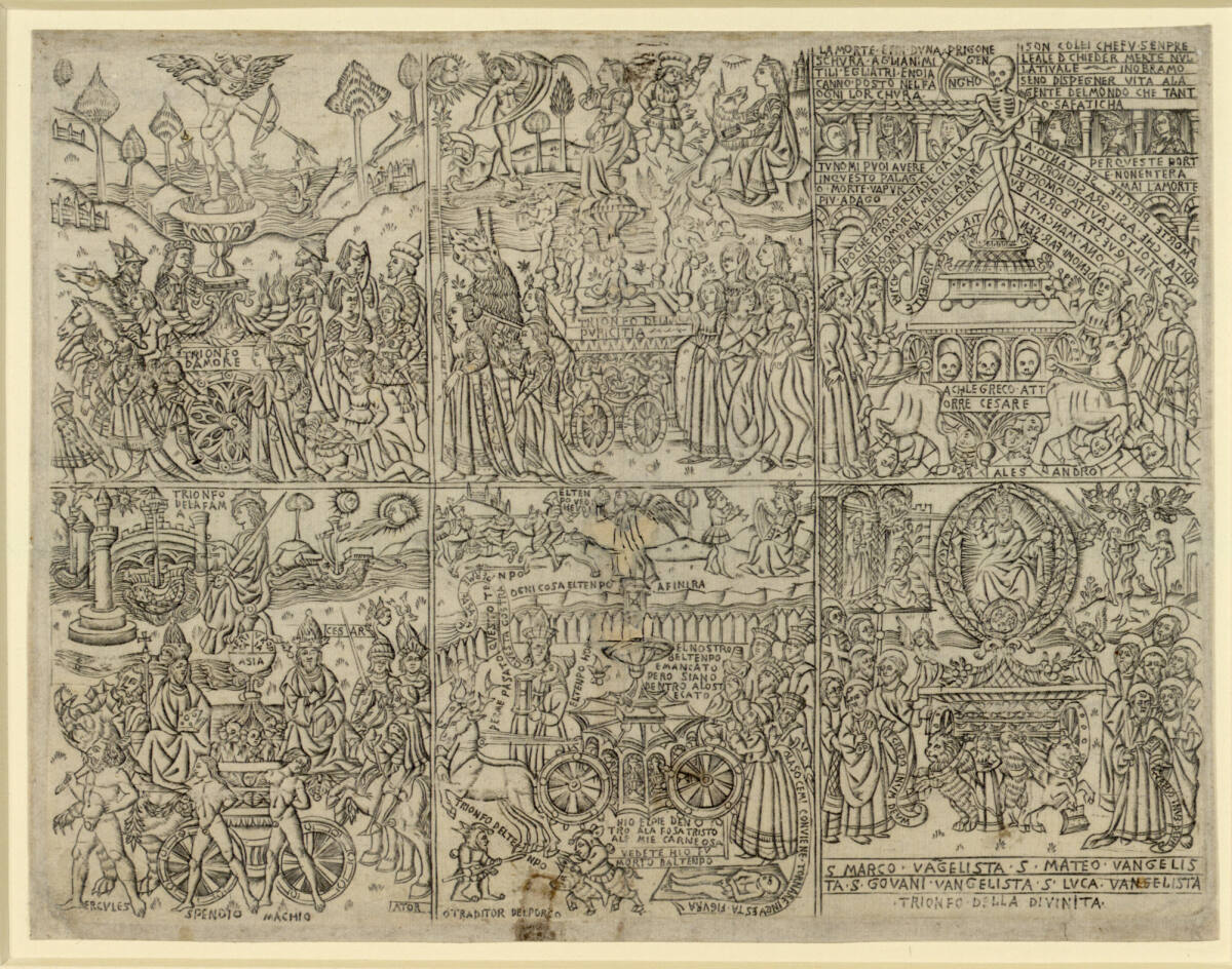 Der Triumph von Petrarch, MeisterderAuferstehungvon1461, 1460
