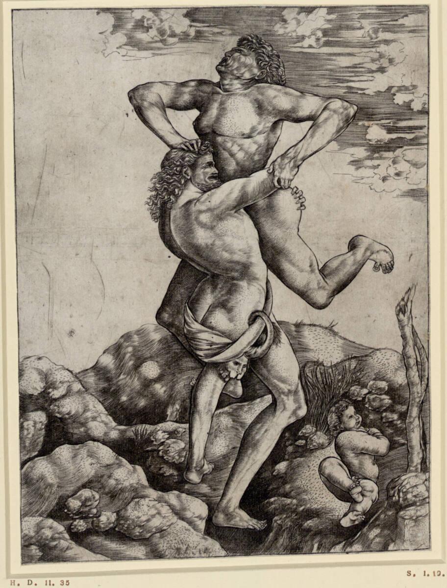 Cristofano di Michele gen. il Robetta, Herkules und Antäus, Inv. Nr.: DG1935/460
