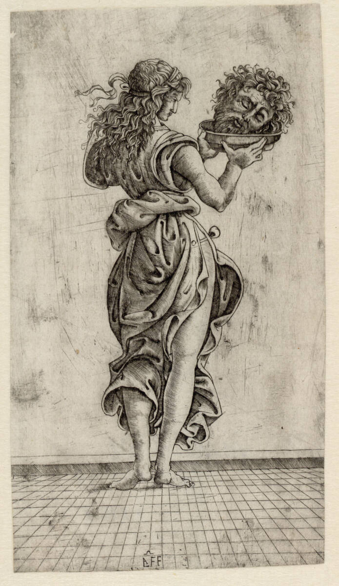 Salome mit den Kopf Johannes des Täufers, Lucantonio Degli Uberti, 1490
