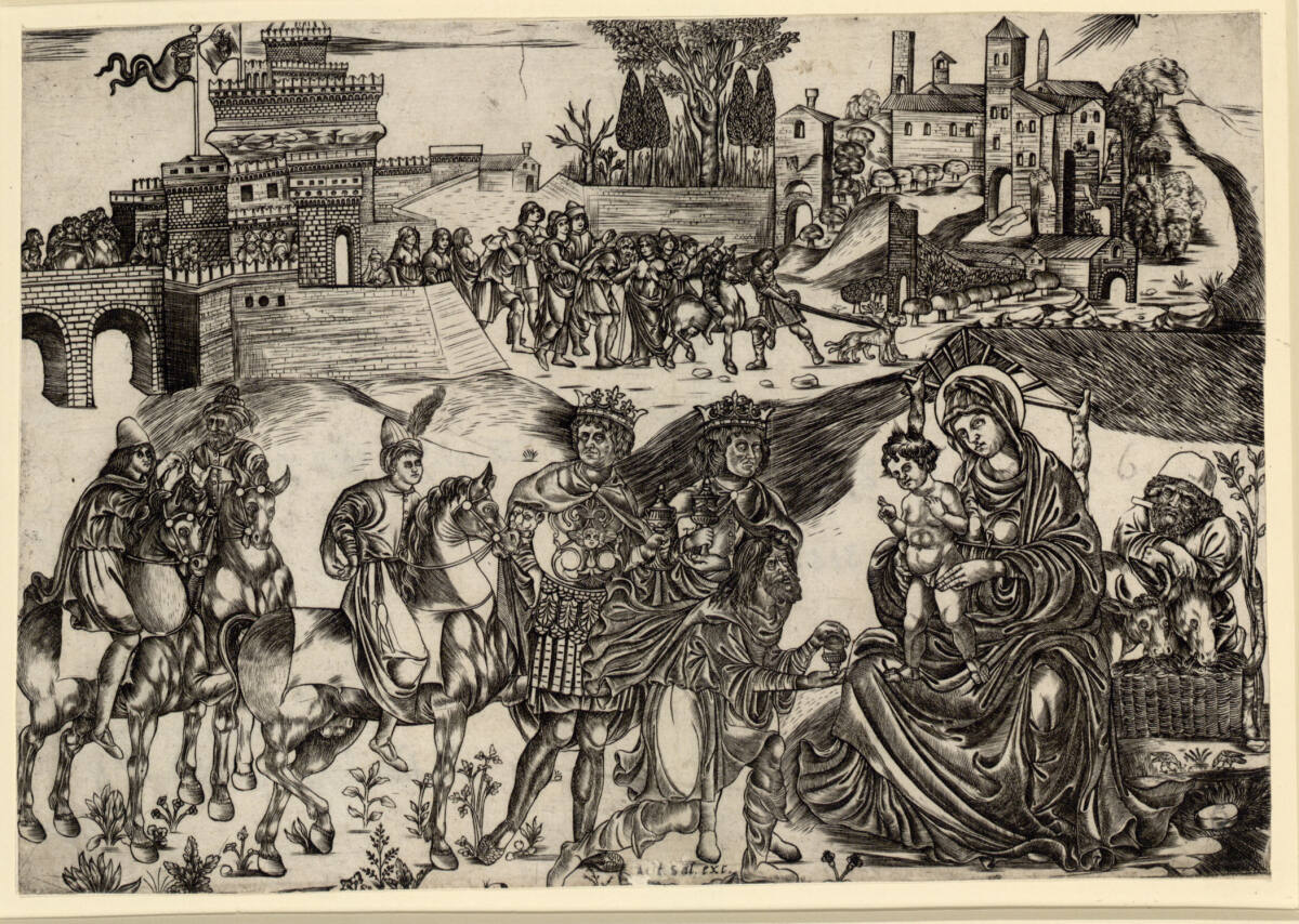 Die Anbetung der Maria, Florentinischum1500