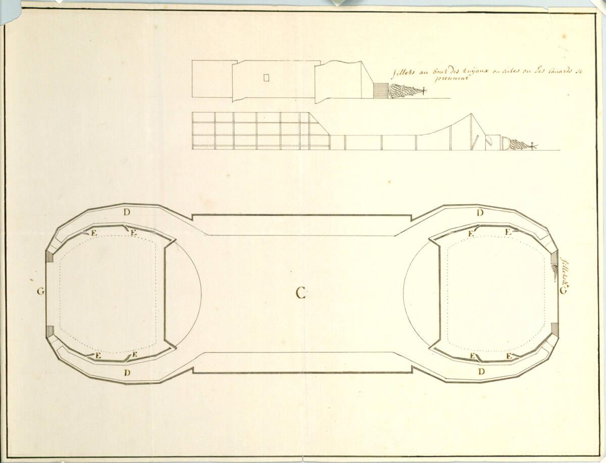 Wien, Schloß Schönbrunn, Entengehege und -fanganlage, Inv. Nr.: AZ5505
